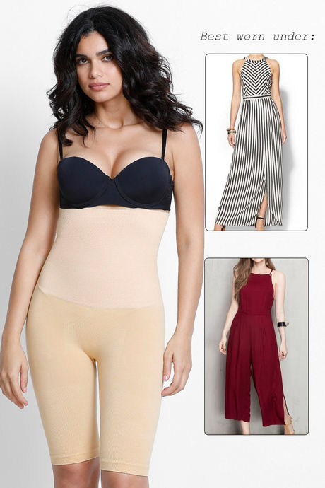 Zivame High Control Highwaist Thigh Shaper - Skin — image 3
