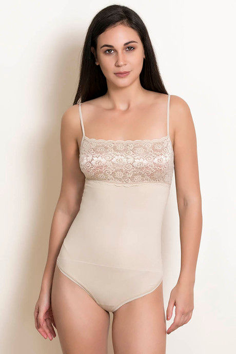 Zivame All Day Bodysuit With Bust - Skin — image 7