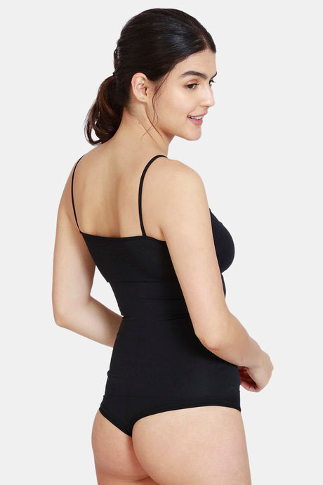 Zivame All Day Bodysuit With Bust - Black — image 3