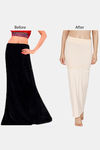 Zivame All Day Flared Mermaid Saree Shape wear - Beige — thumbnail 8