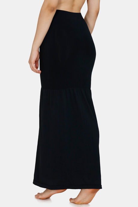 Zivame All Day Flared Mermaid Saree Shape wear - Black — image 4