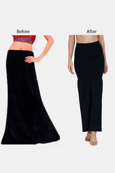Zivame All Day Flared Mermaid Saree Shape wear - Black — image 8