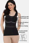 Zivame All Day Miracle Shaping Tank With Removable Padding - Black — thumbnail 2