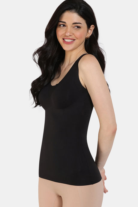 Zivame All Day Miracle Shaping Tank With Removable Padding - Black — image 3