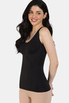 Zivame All Day Miracle Shaping Tank With Removable Padding - Black — thumbnail 3