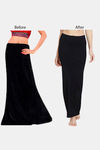 Zivame All Day Seamless Mermaid Saree Shapewear - Black — thumbnail 7