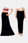 Zivame All Day Seamless Mermaid Saree Shapewear - Black — thumbnail 6