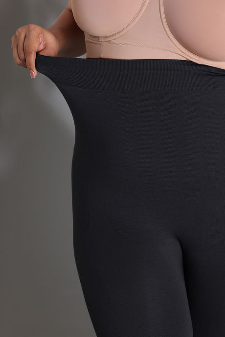 Zivame All Day Seamless Highwaist Thigh Shaper - Black — image 14