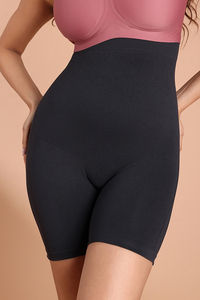 Zivame All Day Seamless Highwaist Thigh Shaper - Black — thumbnail 6
