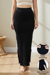Zivame All Day Seamless Mermaid Saree Shapewear With Removable Drawcord - Black — thumbnail 1