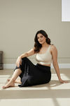 Zivame All Day Seamless Mermaid Saree Shapewear With Removable Drawcord - Black — thumbnail 5