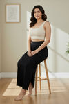 Zivame All Day Seamless Mermaid Saree Shapewear With Removable Drawcord - Black — thumbnail 6