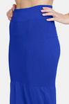 Zivame All Day Seamless Mermaid Saree Shapewear With Removable Drawcord - Blue — thumbnail 6