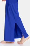 Zivame All Day Seamless Mermaid Saree Shapewear With Removable Drawcord - Blue — thumbnail 8