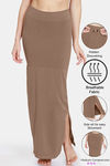Zivame All Day Seamless Mermaid Saree Shapewear With Removable Drawcord - Brown — thumbnail 1