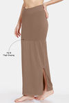 Zivame All Day Seamless Mermaid Saree Shapewear With Removable Drawcord - Brown — thumbnail 3