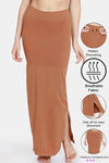 Zivame All Day Seamless Mermaid Saree Shapewear With Removable Drawcord - Brown1 — thumbnail 1