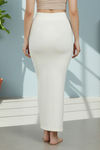 Zivame All Day Seamless Mermaid Saree Shapewear With Removable Drawcord - Ivory — thumbnail 3