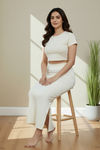 Zivame All Day Seamless Mermaid Saree Shapewear With Removable Drawcord - Ivory — thumbnail 6