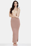Zivame All Day Seamless Mermaid Saree Shapewear With Removable Drawcord - Nutmeg1 — thumbnail 5