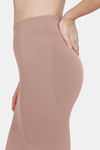 Zivame All Day Seamless Mermaid Saree Shapewear With Removable Drawcord - Nutmeg1 — thumbnail 6