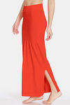 Zivame All Day Seamless Mermaid Saree Shapewear With Removable Drawcord - Orange — thumbnail 3