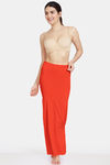 Zivame All Day Seamless Mermaid Saree Shapewear With Removable Drawcord - Orange — thumbnail 5