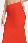Zivame All Day Seamless Mermaid Saree Shapewear With Removable Drawcord - Orange — thumbnail 6