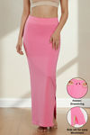 Zivame All Day Seamless Mermaid Saree Shapewear With Removable Drawcord - Pink — thumbnail 1