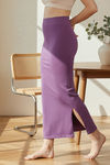 Zivame All Day Seamless Mermaid Saree Shapewear With Removable Drawcord - Purple — thumbnail 4