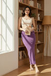 Zivame All Day Seamless Mermaid Saree Shapewear With Removable Drawcord - Purple — thumbnail 5