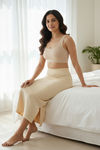 Zivame All Day Seamless Mermaid Saree Shapewear With Removable Drawcord - Skin — thumbnail 5