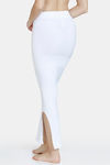 Zivame All Day Seamless Mermaid Saree Shapewear With Removable Drawcord - White — thumbnail 4