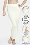 Zivame All Day Seamless Mermaid Saree Shapewear With Removable Drawcord - White1 — thumbnail 1