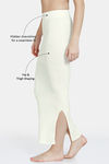 Zivame All Day Seamless Mermaid Saree Shapewear With Removable Drawcord - White1 — thumbnail 3