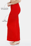 Zivame All Day Seamless Flared Saree Shapewear - Red — thumbnail 2