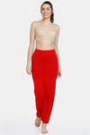 Zivame All Day Seamless Flared Saree Shapewear - Red — thumbnail 4
