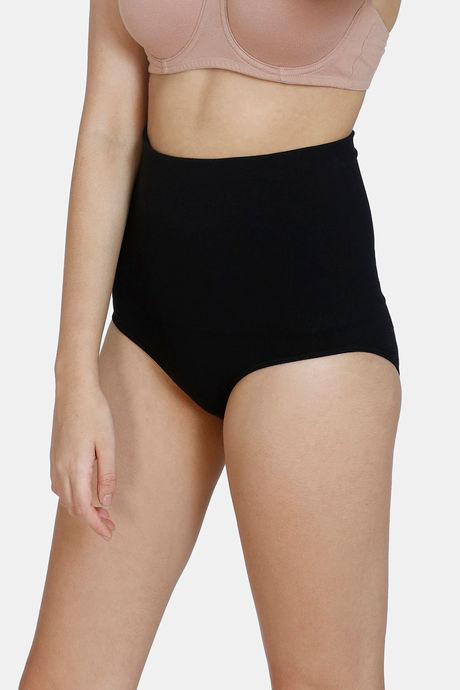 Zivame All Day Highwaist Seamless Shaper Brief - Black — image 2