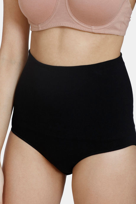 Zivame All Day Highwaist Seamless Shaper Brief - Black — image 5