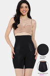 Zivame All Day Highwaist Thigh Shaper- Black — thumbnail 1