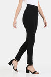 Zivame All Day Medium Control Shaping Denim Pants - Black — thumbnail 2