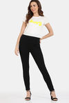 Zivame All Day Medium Control Shaping Denim Pants - Black — thumbnail 4