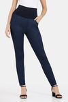 Zivame All Day Medium Control Shaping Denim Pants - Blue — thumbnail 1
