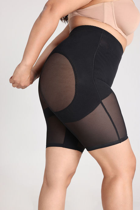 Zivame Butt Enhancing Highwaist Thigh Shaper - Black — image 12