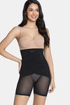 Zivame Butt Enhancing Highwaist Thigh Shaper - Black — thumbnail 1