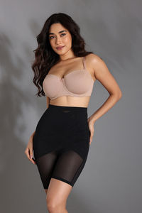 Zivame Butt Enhancing Highwaist Thigh Shaper - Black — thumbnail 2