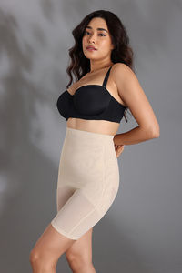 Zivame Butt Enhancing Highwaist Thigh Shaper - Skin — thumbnail 2