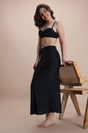 Zivame Shimmer Stretchy Saree Underskirt  - Black — thumbnail 4