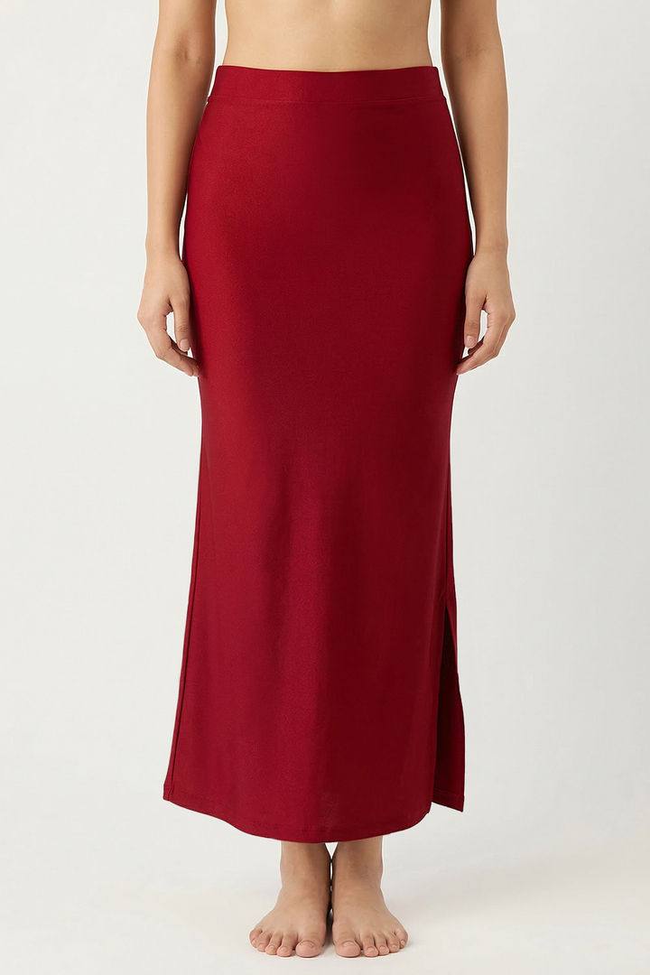 Zivame Shimmer Stretchy Saree Underskirt - Cerise — image 2