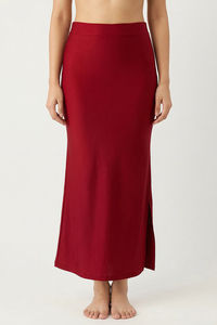 Zivame Shimmer Stretchy Saree Underskirt - Cerise — thumbnail 2